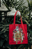 Humanoid Goat Tote Bag